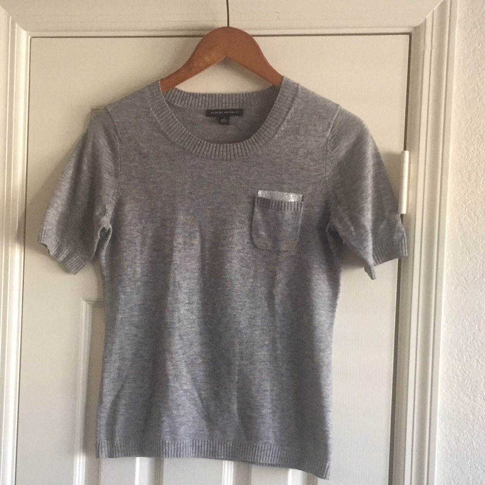 Banana republic short sleeve sweater